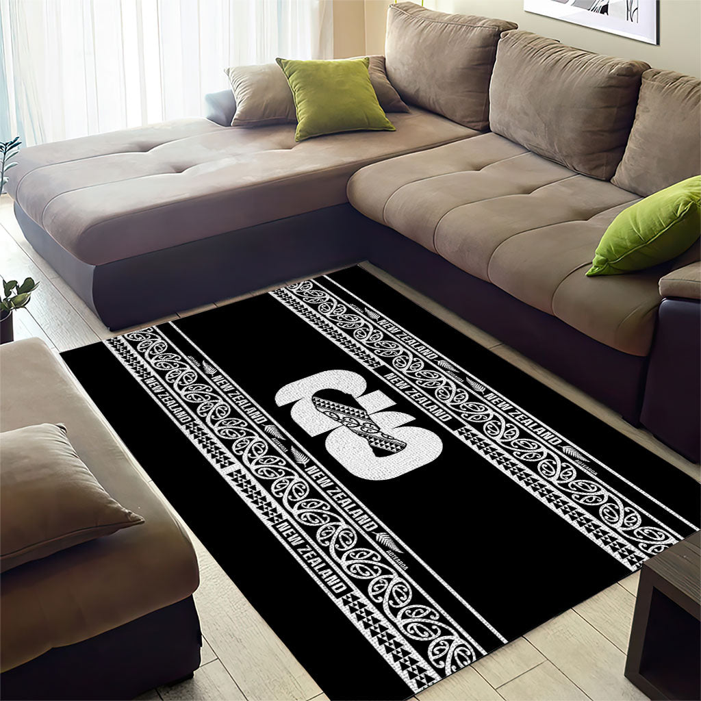 New Zealand Football White Fern Supporter Area Rug LT9 - Polynesian Pride