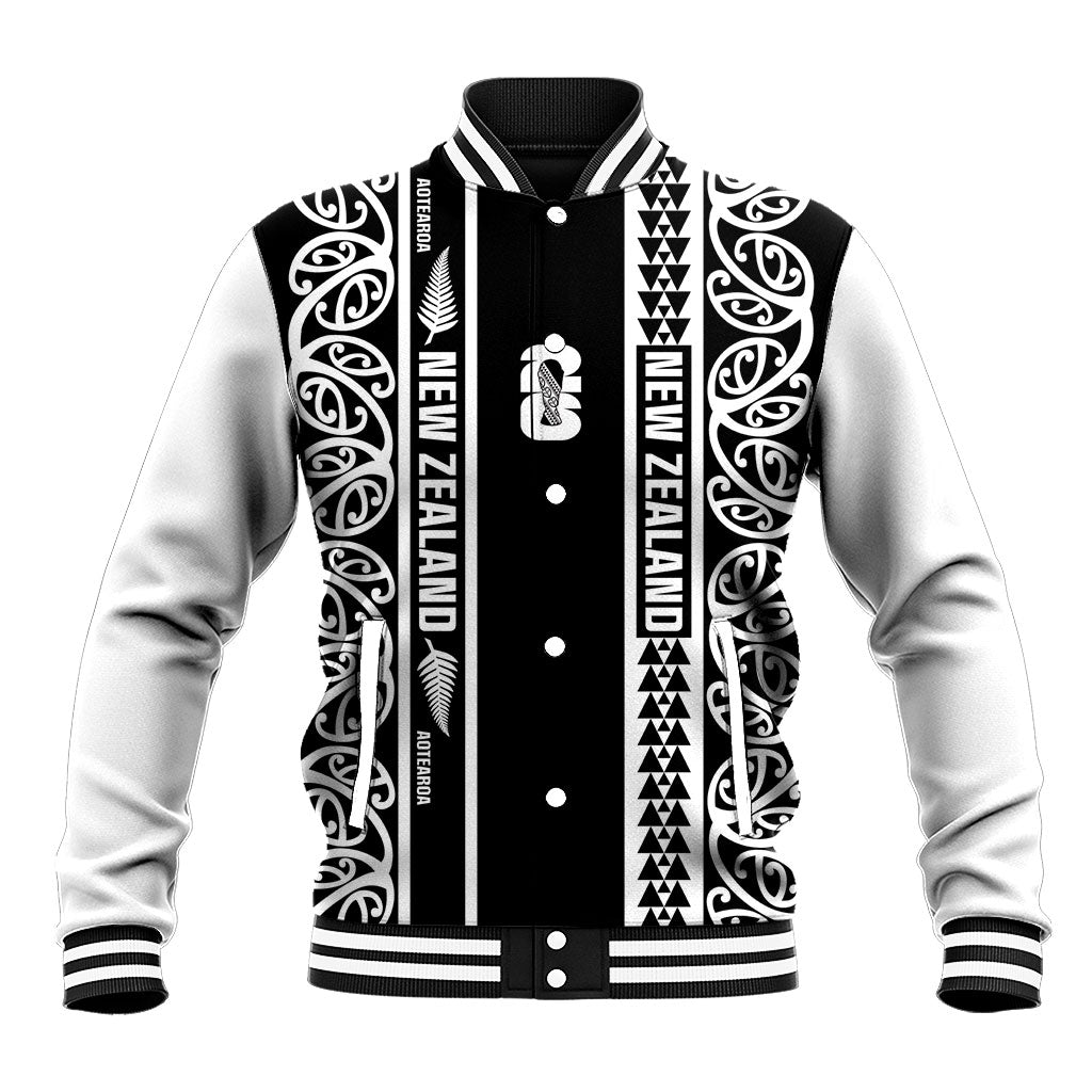 Custom New Zealand Football White Fern Supporter Baseball Jacket