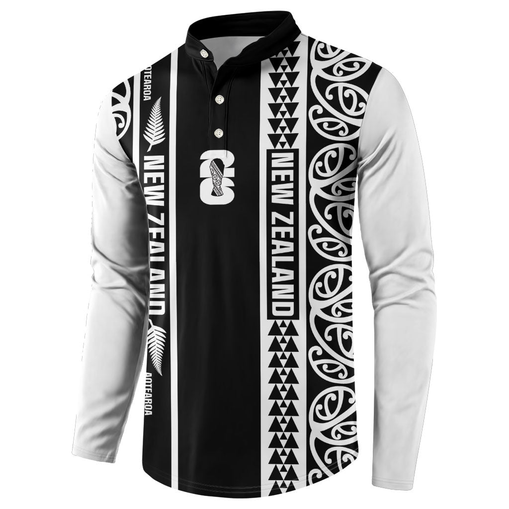 Custom New Zealand Football White Fern Supporter Button Sweatshirt LT9 - Polynesian Pride