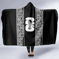 New Zealand Football White Fern Supporter Hooded Blanket LT9 One Size Black - Polynesian Pride