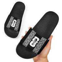 New Zealand Football White Fern Supporter Slide Sandals LT9 - Polynesian Pride