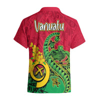 Vanuatu Islands Hawaiian Shirt Polynesian Tattoo and Sea Turtle LT9 - Polynesian Pride