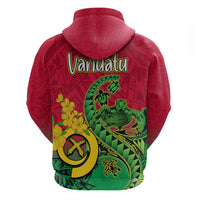 Vanuatu Islands Hoodie Polynesian Tattoo and Sea Turtle LT9 - Polynesian Pride