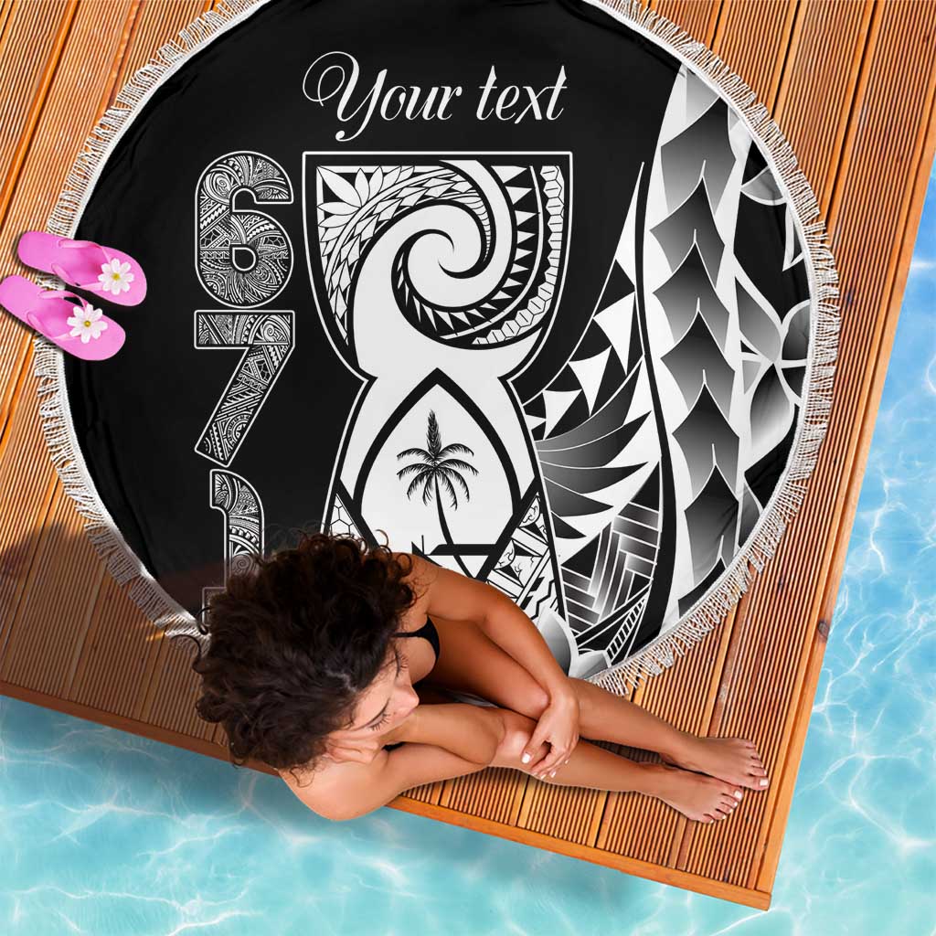 671 Guam Personalised Beach Blanket Latte Stone Tribal LT9 - Polynesian Pride