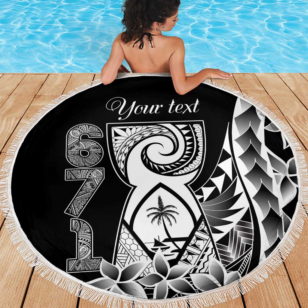 671 Guam Personalised Beach Blanket Latte Stone Tribal LT9 - Polynesian Pride