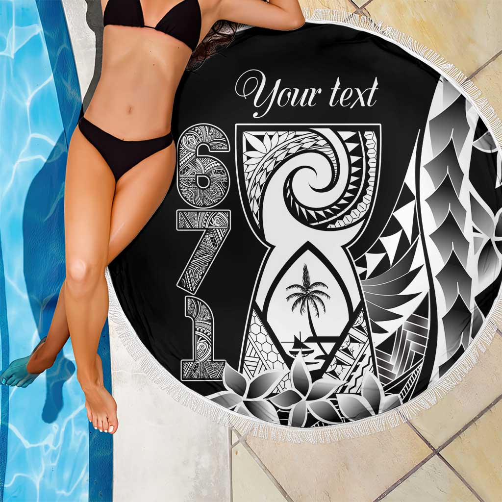671 Guam Personalised Beach Blanket Latte Stone Tribal LT9 - Polynesian Pride