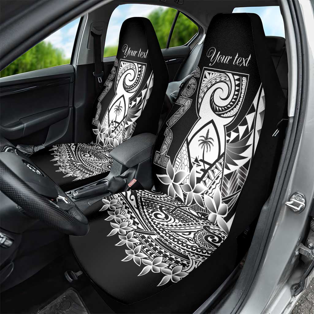 671 Guam Personalised Car Seat Cover Latte Stone Tribal
