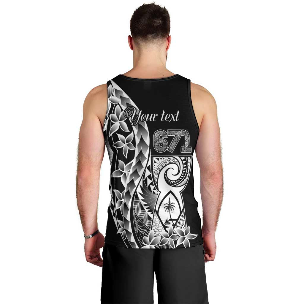 671 Guam Personalised Men Tank Top Latte Stone Tribal