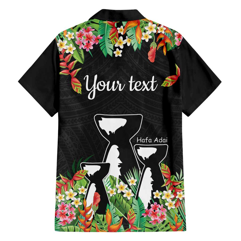 671 Guam Personalised Family Matching Long Sleeve Bodycon Dress and Hawaiian Shirt Latte Stone and Tropical Flowers