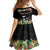 671 Guam Personalised Family Matching Off Shoulder Maxi Dress and Hawaiian Shirt Latte Stone and Tropical Flowers
