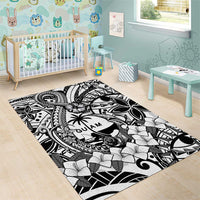 Guam Hafa Adai Guasali Flowers Area Rug