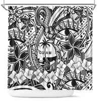 Guam Hafa Adai Guasali Flowers Shower Curtain