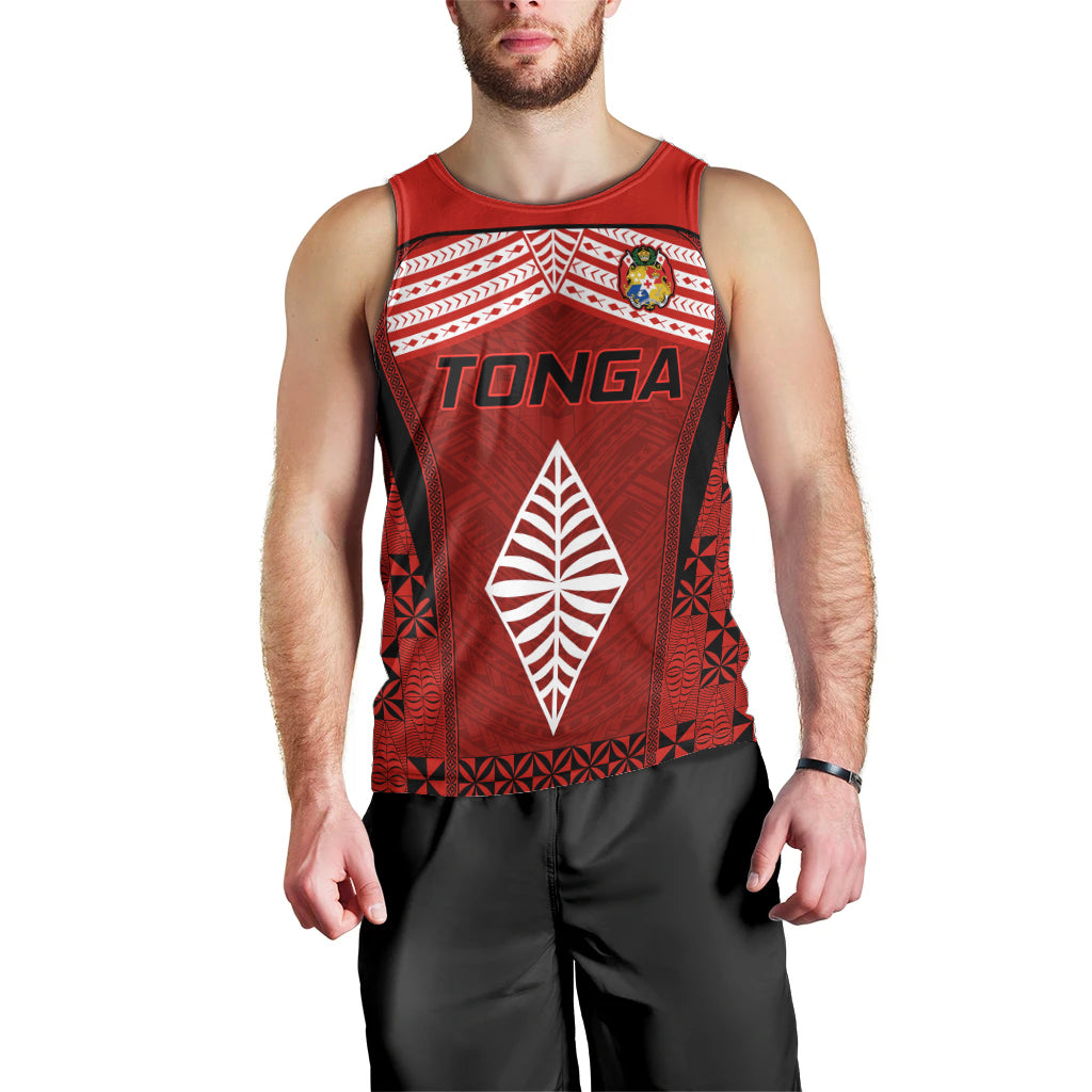 Tonga Rugby Men Tank Top Go Champions World Cup 2023 Ngatu Unique LT9 - Polynesian Pride