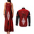 Custom Tonga Rugby Couples Matching Tank Maxi Dress and Long Sleeve Button Shirts Go Champions World Cup 2023 Ngatu Unique LT9 - Polynesian Pride
