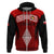 Custom Tonga Rugby Hoodie Go Champions World Cup 2023 Ngatu Unique LT9 Zip Hoodie Red - Polynesian Pride