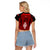 Custom Tonga Rugby Raglan Cropped T Shirt Go Champions World Cup 2023 Ngatu Unique LT9 - Polynesian Pride