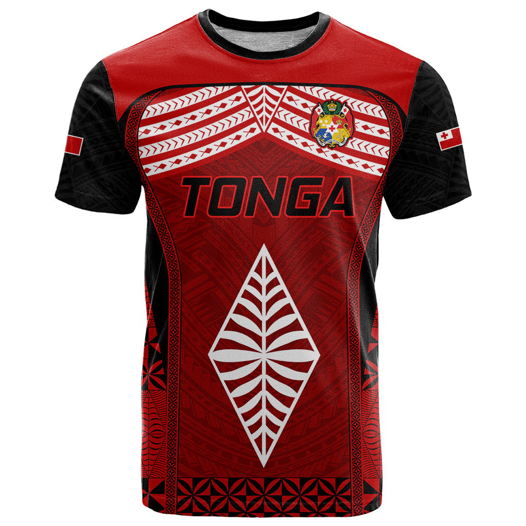 Custom Tonga Rugby T Shirt Go Champions World Cup 2023 Ngatu Unique LT9 Red - Polynesian Pride