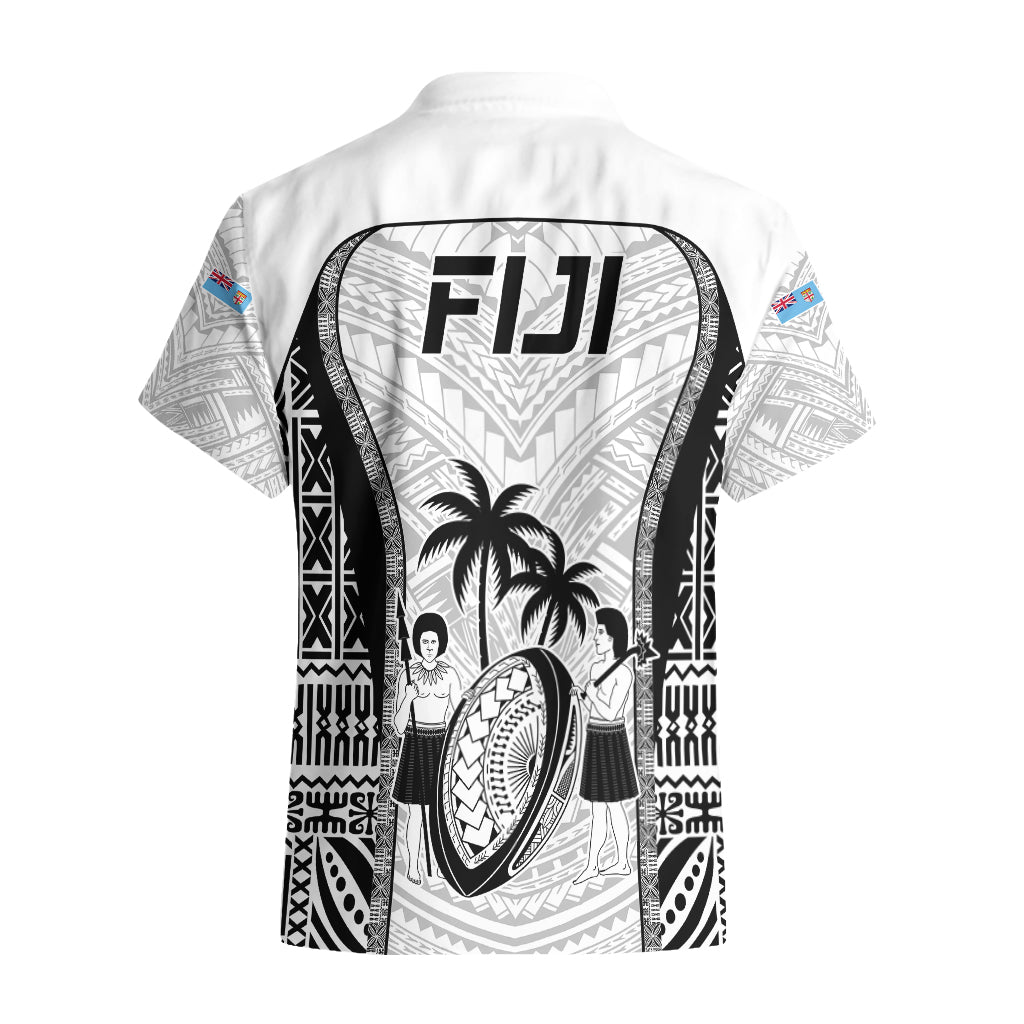 Fiji Rugby Hawaiian Shirt Go Champions World Cup 2023 Tapa Unique White Vibe LT9 - Polynesian Pride