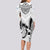 Fiji Rugby Long Sleeve Bodycon Dress Go Champions World Cup 2023 Tapa Unique White Vibe LT9 - Polynesian Pride