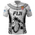 Fiji Rugby Polo Shirt Go Champions World Cup 2023 Tapa Unique White Vibe LT9 White - Polynesian Pride