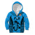 Fiji Rugby Kid Hoodie Go Champions World Cup 2023 Tapa Unique Blue Vibe LT9 - Polynesian Pride