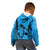 Fiji Rugby Kid Hoodie Go Champions World Cup 2023 Tapa Unique Blue Vibe LT9 - Polynesian Pride