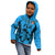 Fiji Rugby Kid Hoodie Go Champions World Cup 2023 Tapa Unique Blue Vibe LT9 - Polynesian Pride