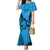 Fiji Rugby Mermaid Dress Go Champions World Cup 2023 Tapa Unique Blue Vibe LT9 Women Blue - Polynesian Pride