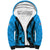 Fiji Rugby Sherpa Hoodie Go Champions World Cup 2023 Tapa Unique Blue Vibe LT9 Unisex Blue - Polynesian Pride