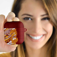 Couple Dolphins Maori Motif AirPods Case - Polynesian Pride