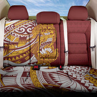 Couple Dolphins Maori Motif Back Car Seat Cover LT9 One Size Burgundy - Polynesian Pride