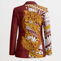 Couple Dolphins Maori Motif Blazer LT9 - Polynesian Pride