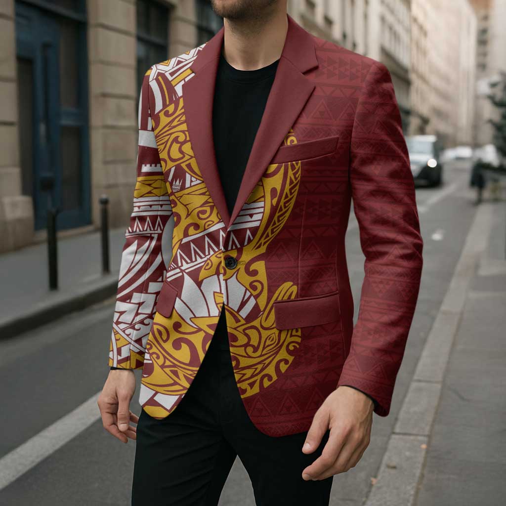 Couple Dolphins Maori Motif Blazer LT9 - Polynesian Pride