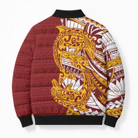 Couple Dolphins Maori Motif Bomber Puffer Jacket - Polynesian Pride