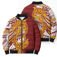 Couple Dolphins Maori Motif Bomber Puffer Jacket - Polynesian Pride