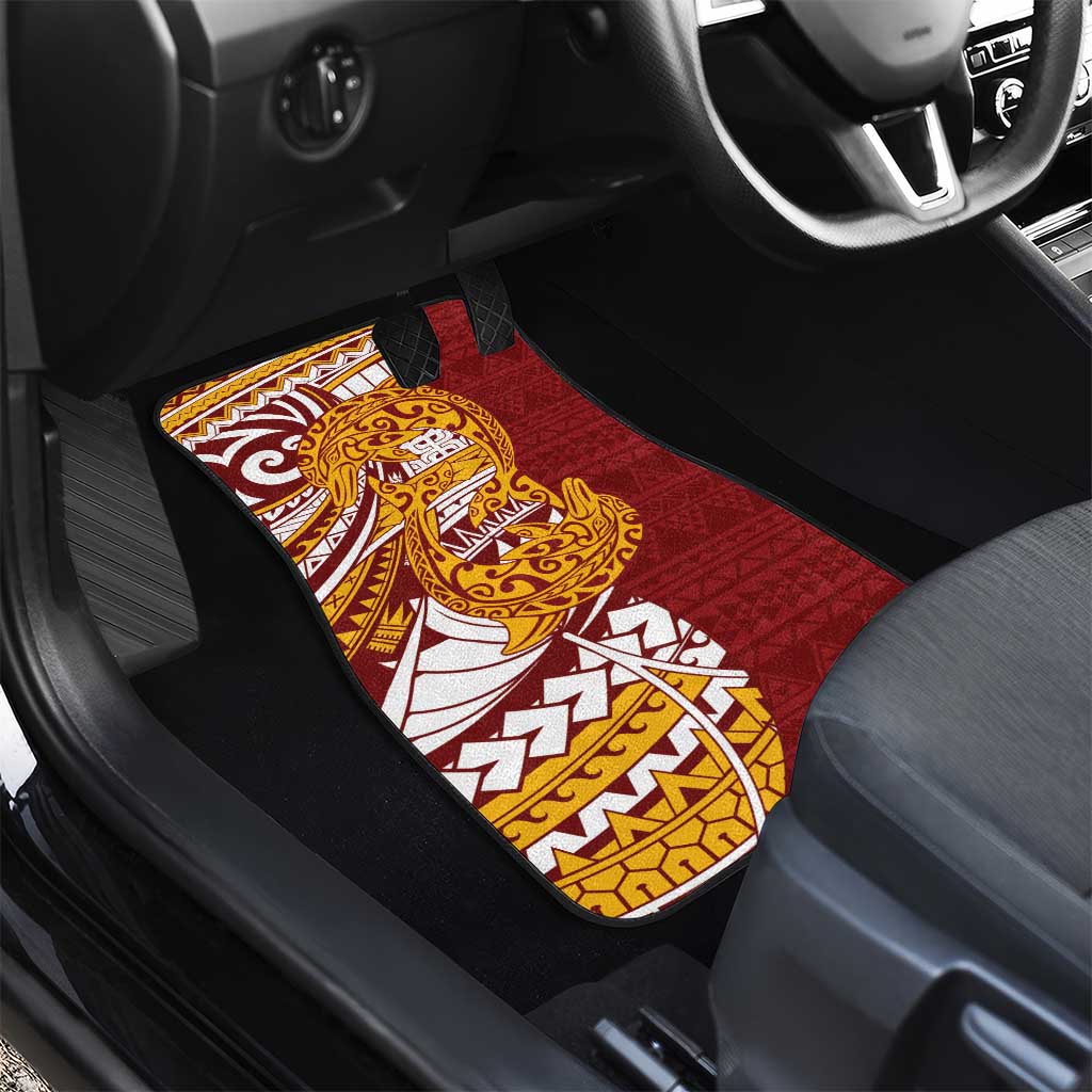 Couple Dolphins Maori Motif Car Mats LT9 - Polynesian Pride