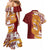 Couple Dolphins Maori Motif Couples Matching Mermaid Dress and Hawaiian Shirt - Polynesian Pride