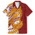 Couple Dolphins Maori Motif Family Matching Off The Shoulder Long Sleeve Dress and Hawaiian Shirt - Polynesian Pride