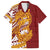 Couple Dolphins Maori Motif Family Matching Short Sleeve Bodycon Dress and Hawaiian Shirt - Polynesian Pride