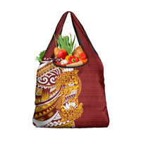Couple Dolphins Maori Motif Grocery Bag - Polynesian Pride