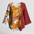 Couple Dolphins Maori Motif Kimono Sleeve Blouse - Polynesian Pride