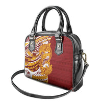 Couple Dolphins Maori Motif Shoulder Handbag LT9 - Polynesian Pride