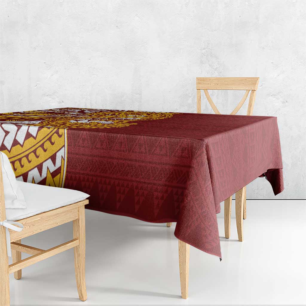 Couple Dolphins Maori Motif Tablecloth - Polynesian Pride