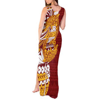 Couple Dolphins Maori Motif Tank Maxi Dress LT9 - Polynesian Pride