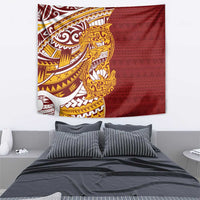 Couple Dolphins Maori Motif Tapestry LT9 - Polynesian Pride