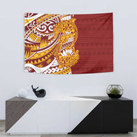 Couple Dolphins Maori Motif Tapestry LT9 - Polynesian Pride