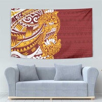 Couple Dolphins Maori Motif Tapestry LT9 - Polynesian Pride