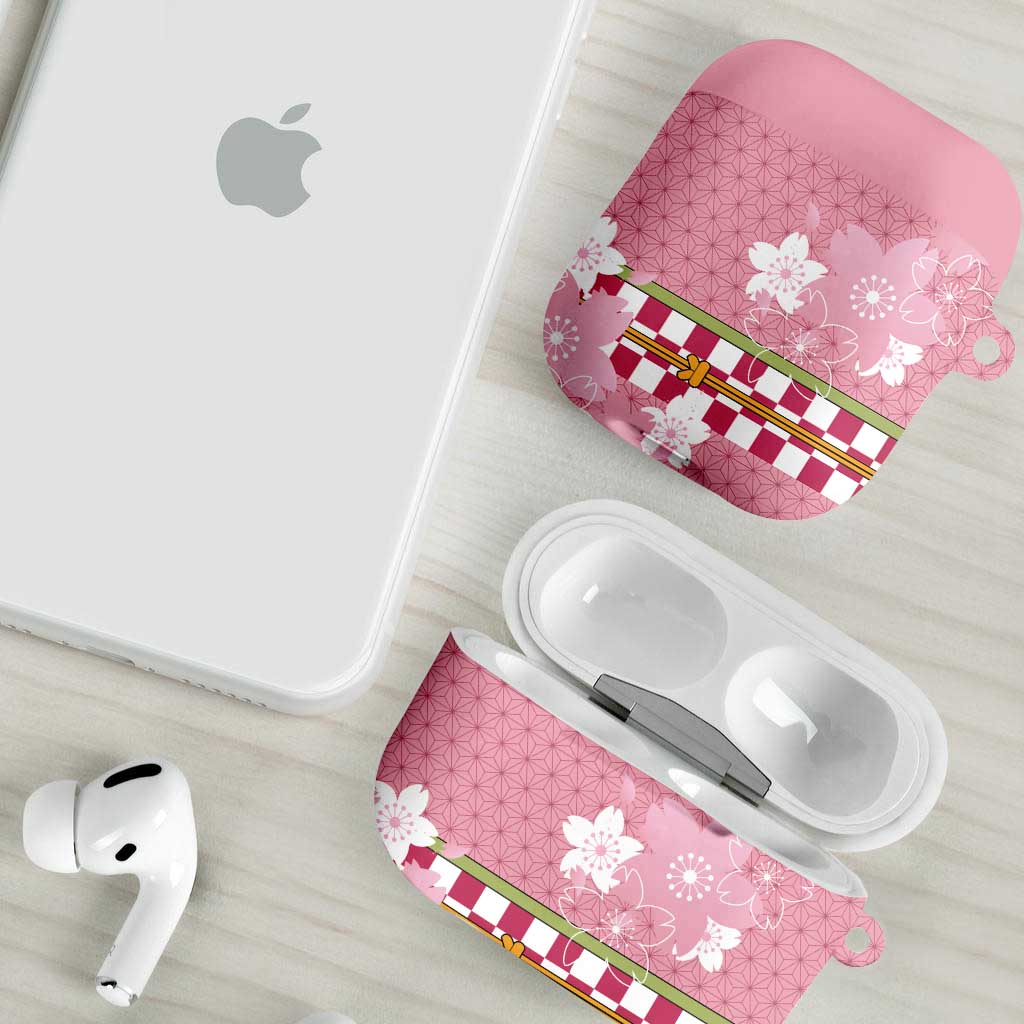 Japanese Asanoha Pattern AirPods Case Charm Against Evil Spirits - Polynesian Pride