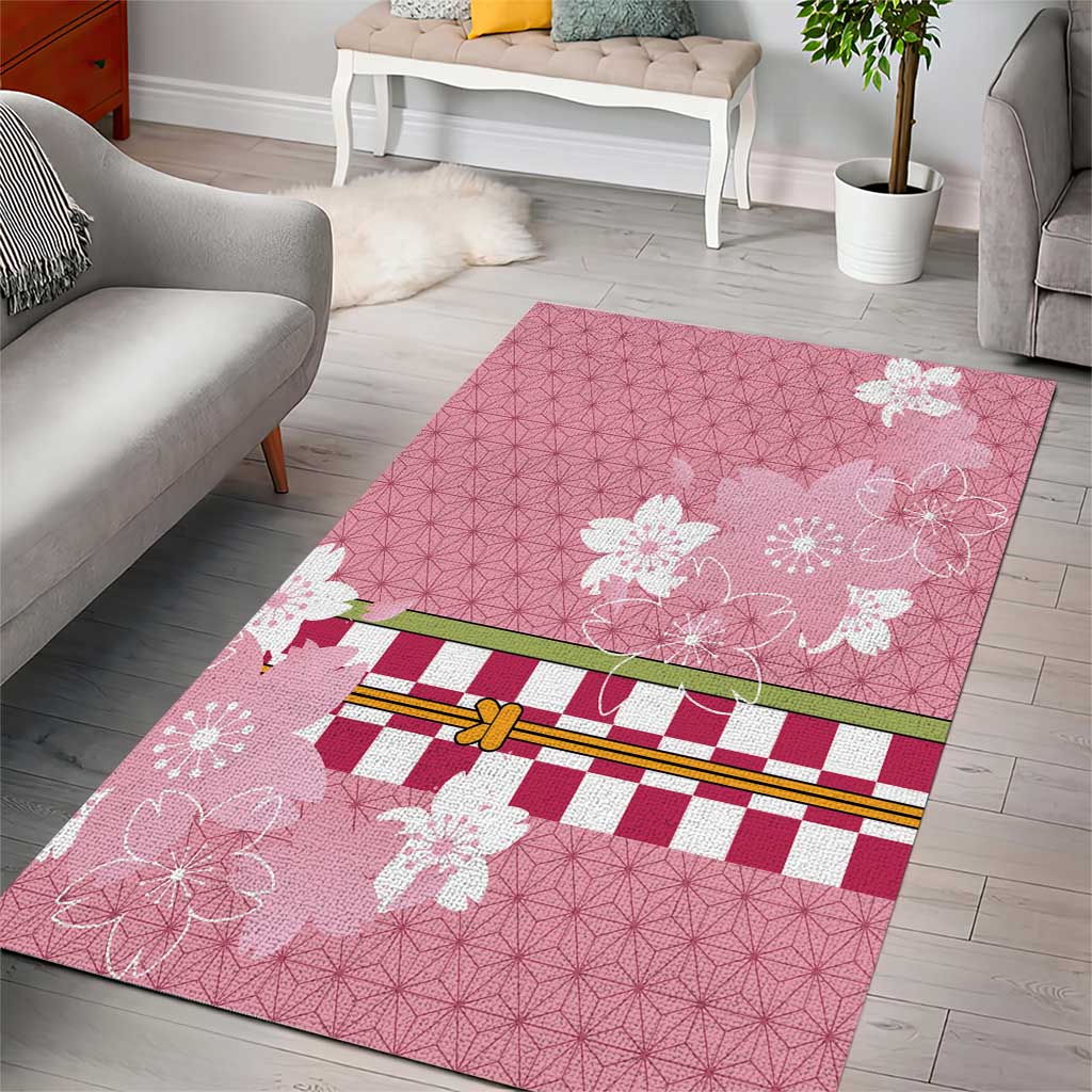 Japanese Asanoha Pattern Area Rug Charm Against Evil Spirits LT9 - Polynesian Pride