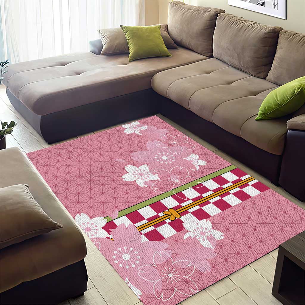 Japanese Asanoha Pattern Area Rug Charm Against Evil Spirits LT9 - Polynesian Pride